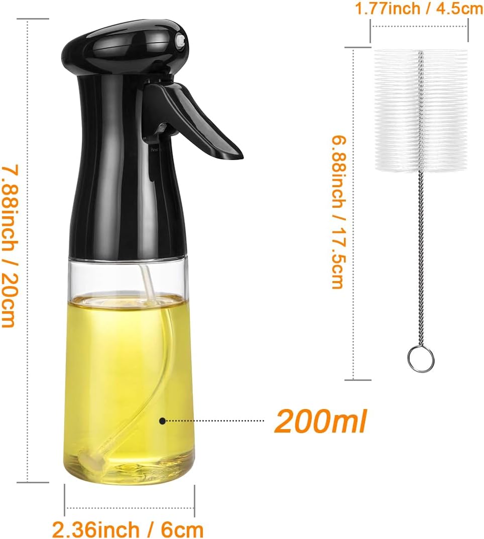 You are currently viewing 180ml Glass Olive Oil Sprayer Bottle with Brush Review