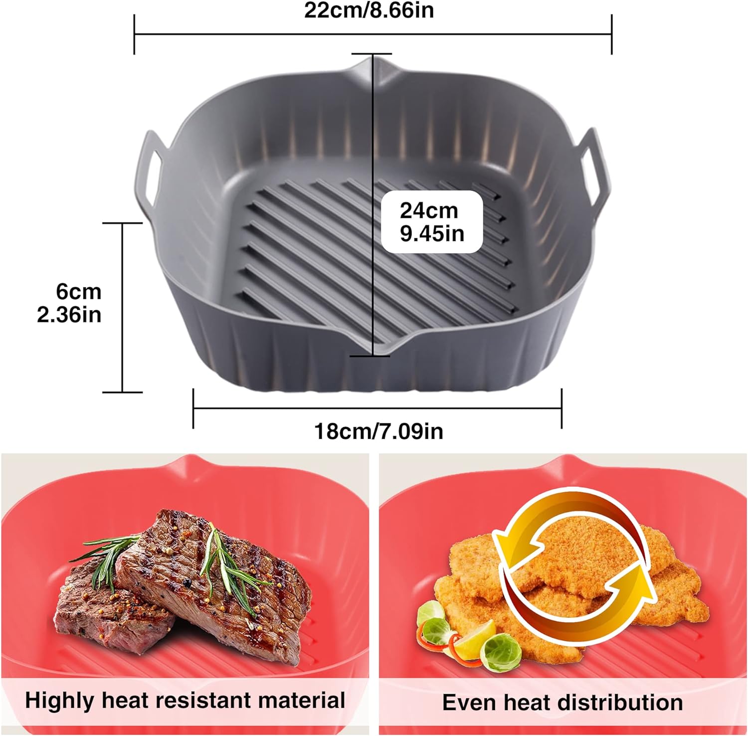 You are currently viewing 2Pcs Air Fryer Silicone Liners Review