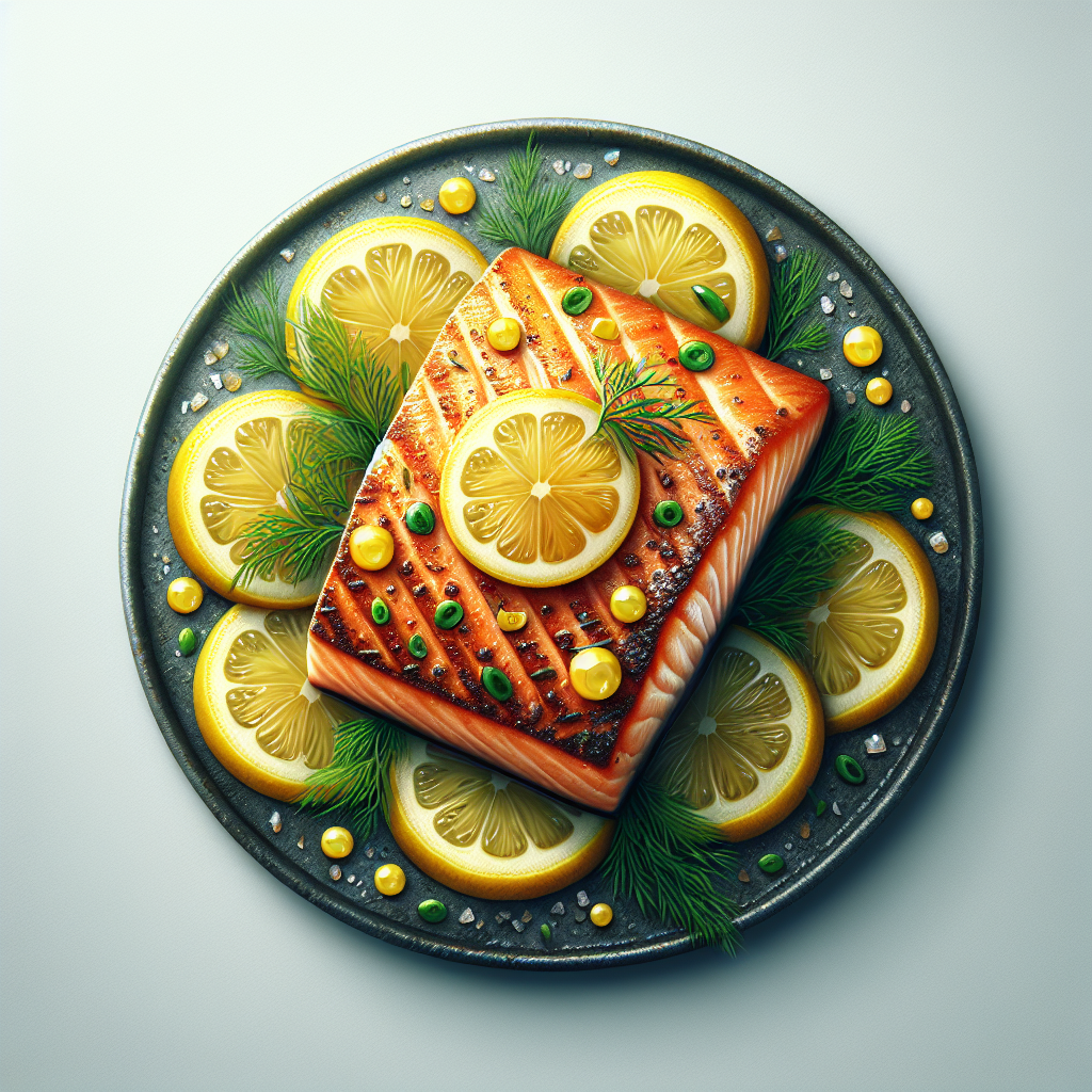 You are currently viewing Air Fryer Salmon With Lemon And Dill