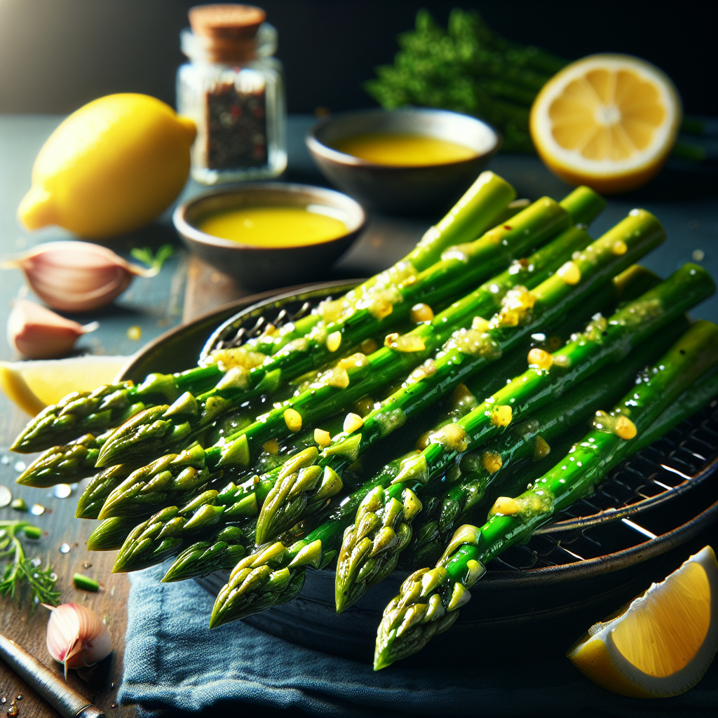 You are currently viewing Lemon Garlic Air Fryer Asparagus