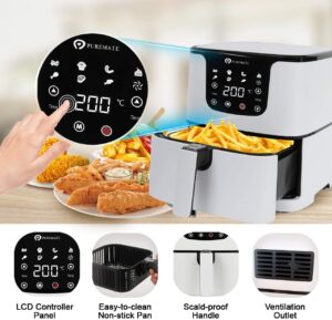 Read more about the article PureMate 8L Dual Air Fryer Review