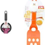 Read more about the article Tefal Ideal Mini One Egg Wonder Non-Stick Frying Pan, 12 cm, Non Induction, Black,Package May Vary & Joie Kitchen Gadgets 50326 Joie Little Flip Egg Spatula, Orange, Nylon, Small