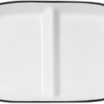 Read more about the article OnePine Porcelain Healthy Eating Plate, Diet Dinner Plate with 2 Compartment, Portion Control Plates for Adults Weight Loss