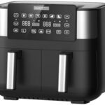Read more about the article Dual Air Fryer with Large Double Airfryer Drawers 7.6L 6-in-1 for Family Fry Bake Roast Grill Dehydrate and More Nonstick Basket Digital Dishwasher Safe SyncFinish 1800W AFD-4006