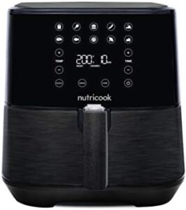 Read more about the article Nutricook Air Fryer 2, 1700 Watts, Digital Control Panel Display, 10 Preset Programs With Built-In Preheat Function, 5.5 Liter Black, AF205K, 2 year Warranty” (5.5 Liters, Black)