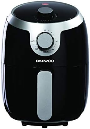 You are currently viewing Daewoo 2L Single Pot Air Fryer with Rapid Air Circulation and 0-30 Minute Timer, 80-200°C Temperature Range and Overheat Protection, Removable Baking Tray and Non-Slip Feet Black SDA1599