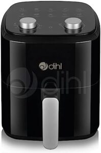 Read more about the article Dihl 5.5 Litre Dial Control Air Fryer – Black, Efficient Cooking, Precise Temperature Adjustment, Large Capacity, Healthier Fried Foods, Easy-to-Use and Clean, Sleek Stylish Design 5.5L