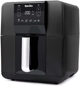 Read more about the article Breville Halo Air Fryer | Digital Large Air Fryer Oven | 5.5 L | Fry, Bake, Roast & Grill | 1700 W | Energy Efficient | Black [VDF126]
