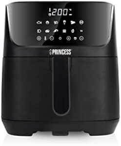 Read more about the article Princess Digital Air Fryer – 6.5 L – With removable divider – 60% less energy consumption – Digital touch screen – 12 programmes – Without oil – 182061 – Black – Exclusively on Amazon