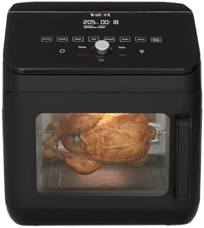 You are currently viewing Instant Digital Large Air Fryer Oven with XXL Capacity and Easy to Use 9 Smart Programmes – Air Fry, Roast, Rotisserie, Grill, Bake, Toast, Reheat, Dehydrate & Proof, Black, 13L – 1700W