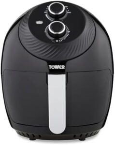 Read more about the article Tower T17082 Vortx Manual Air Fryer with Rapid Air Circulation, 30-Minute Timer, 4L, 1400 W, Black