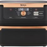 Read more about the article Ninja Foodi FlexDrawer Air Fryer, Dual Zone with Removable Divider, Large 10.4L Drawer, 7-in-1, Air-Fryer, Air Fry, Roast, Bake, Crisp, Non-Stick Dishwasher Safe Parts, Black and Copper, AF500UKCP