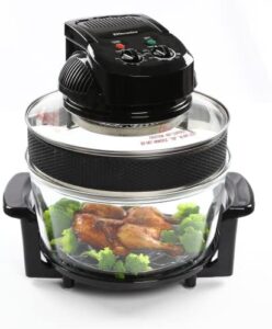 Read more about the article EMtronics EMHO17EXB 17 Litre Halogen Oven Air Fryer Cooker 1400W with 60 Minute Timer and Temperature Control – Black