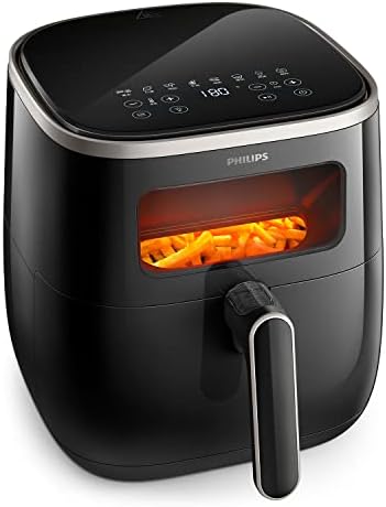 You are currently viewing Philips Airfryer 3000 Series XL, 5.6 L, See-through window, 14-in-1 Cooking Functions, 90%* Less fat with RapidAir Technology, Recipe app, Easy to Clean (HD9257/88)