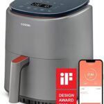 Read more about the article COSORI Air Fryer Lite 3.8L, 75-230℃, Amazon Exclusive, 7 Cooking Functions, Smart Control, 1500W, 1-3 Portions, Free with 110+ Online Recipes Cookbook, Dishwasher Safe, Grey