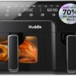 Read more about the article Huddle 8.5L Premium Dual Basket Air Fryer – 3 Year Cover – Save on your Annual Energy Bill – Dishwasher Safe UK Design with Innovative Match Cooking Technology™ – Faster, Cheaper, Oil Free Cooking