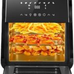 Read more about the article Air Fryer Oven with Rotisserie 12L Family Size 8 Cooking Presets with 3 Trays Digital Dishwasher Safe for Cooking Bake Roast And More 2000W AFO1201A
