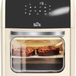 Read more about the article HOMCOM 12L 8 in 1 Digital Air Fryer Oven with Roast, Bake, Dehydrate, 8 Preset Modes, Rapid Air Circulation, Timer, Inner Light, Memory Function, 1800W, Dish Wash Accessory, White