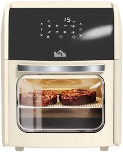 Read more about the article HOMCOM 12L 8 in 1 Digital Air Fryer Oven with Roast, Bake, Dehydrate, 8 Preset Modes, Rapid Air Circulation, Timer, Inner Light, Memory Function, 1800W, Dish Wash Accessory, White