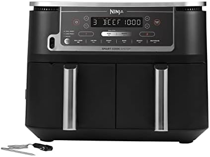 You are currently viewing Ninja Foodi MAX Dual Zone Air Fryer [AF451UK] Smart Cook System, 9.5L, 2 Drawers, 6 Functions, Black