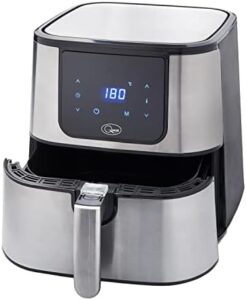 Read more about the article Quest 5.5L Digital Air Fryer/Removable Basket/Energy Efficient/Non-Stick/Adjustable Temperature & 60 Min Timer/Easy Digital Display/Oil Free Air Fryers