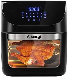 Read more about the article Air Fryer Oven, Large Capacity Air Fryers, 12L 1800W, Digital Air Fryer Oven with Rapid Air Circulation hot air fryer without additional oil, with LED Touch Panel