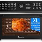 Read more about the article BridgePro 30L Digital Air Fryer Oven Extra Large With Full Accessory Set – XL Family Sized 18-in-1 With Dual Cook, Smart Dial, 360° Hot Air Circulation for Healthy, Fast, Easy Cooking – 1800W