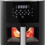 Read more about the article HOMCOM 6.5L 4 in 1 Digital Air Fryer Oven with 8 Programs, Rapid Air Circulation, Adjustable Temperature, 60-Minute Timer, Recipes and Non-stick Basket, 1500W, Black