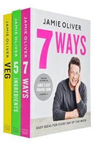 Read more about the article Jamie Oliver Collection 3 Books Set (7 Ways, 5 Ingredients Quick & Easy Food, Veg Easy & Delicious Meals for Everyone)