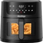 Read more about the article Devology Digital Air Fryer – 4L Glass Window – Non Stick Airfryer Free 50 Recipe Cookbook – Pre-Set Cooking Programs – Oil-free Chip Fryer for Home Use With 60 Minute Timer – Kitchen Appliance