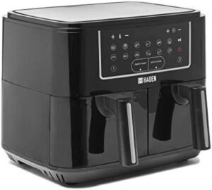 Read more about the article Haden Dual Air Fryer – 12 Cooking Programs, Easy-to-use Air Fry, Roast, Bake, Reheat – Dishwasher Safe Baskets, Led Display – 2 Drawer Air Fryer – Smart Finish Technology