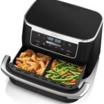 Read more about the article Ninja DZ071 Foodi 6-in-1 DualZone FlexBasket Air Fryer with 7-QT MegaZone & Basket Divider, Large Proteins & Full Meals, Smart Finish Cook 2 Foods 2 Ways, Large Capacity, Air Fry, Bake & More, Black
