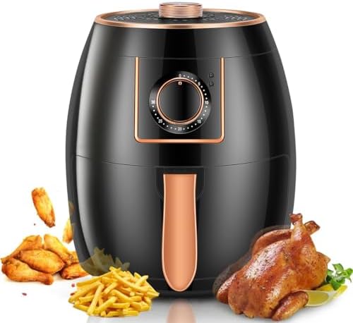 You are currently viewing INMOZATA INMOZATA Air Fryer 5.5L, Oil Free Air Fryer Oven with Nonstick Removable Basket, Rapid Air Circulation, 30-Minute Timer, Dishwasher Safe, 1300W