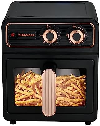 You are currently viewing Belaco Air Fryers, 6L Oil free Air Fryer, 1700w with Rapid Air Circulation for Healthy & Fast Cooking, 60 Min Timer, No stick, Adjustable Temperature, Dishwasher Safe BEL-AF-01