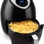 Read more about the article Venga! Air Fryer, 4.5 Litres, With Digital Timer and Temperature Control (80-200°C), 7 Menus Pre-set, 1 500 W, Black, VG AFT 3006 BS