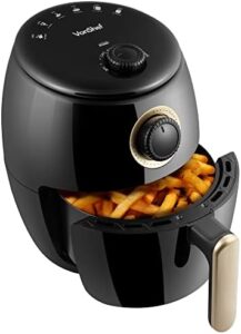 Read more about the article VonShef 2L Compact Air Fryer with Removable Non-Stick Frying Rack, Rapid Air Circulation, 30 Minute Timer, 1000W, Single Person, Small Household Air Fry Oven – Heats from 80-200°C