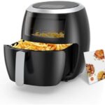 Read more about the article Aptliton Air Fryer With Recipe Book, Large 8L Oil Free Air Fryer With Touch Screen, 1800W Mini Oven for Home Use, Rapid Air Circulation, Timer & Temperature Control, Low Noise Dishwasher Safe