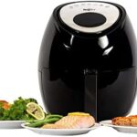 Read more about the article Total Chef Air Fryer 3.6L Digital Mini Oven with Rapid Air Circulation, 60-Minute Timer, 1500 W 3.8 Qt Electric Air fryer, 7 Presets, Non-Stick Basket, Quick and Easy Meals, Black and Silver