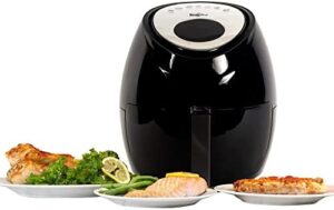 Read more about the article Total Chef Air Fryer 3.6L Digital Mini Oven with Rapid Air Circulation, 60-Minute Timer, 1500 W 3.8 Qt Electric Air fryer, 7 Presets, Non-Stick Basket, Quick and Easy Meals, Black and Silver