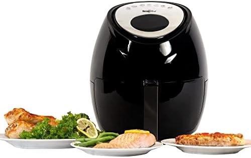 You are currently viewing Total Chef Air Fryer 3.6L Digital Mini Oven with Rapid Air Circulation, 60-Minute Timer, 1500 W 3.8 Qt Electric Air fryer, 7 Presets, Non-Stick Basket, Quick and Easy Meals, Black and Silver