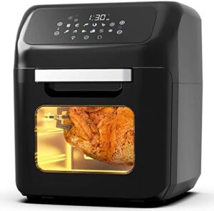 Read more about the article Pro Breeze 5-in-1 12L Air Fryer Oven 1800W with Rotisserie, Dehydrator, Digital Display, Timer, 12 Pre-Set Modes and Fully Adjustable Temperature Control for Healthy Oil Free & Low-Fat Cooking
