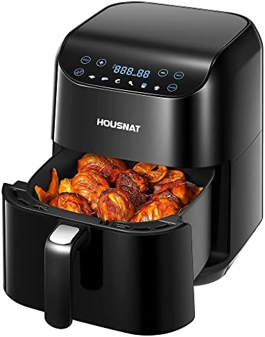 You are currently viewing HOUSNAT Air Fryer, 1700W 5.5L Large Air Fryer Oven for Family, Presets to Bake, Roast, Reheat, LED One Touch Screen, Timer & Adjustable Temperature, Nonstick and Detachable Basket, Black
