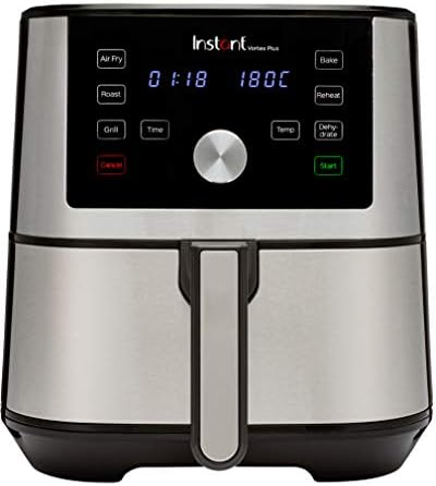 You are currently viewing Instant Vortex Digital Single Drawer Air Fryer with Easy to Use 6 Smart Programmes – Air Fry, Bake, Roast, Grill, Dehydrate, and Reheat – Dishwasher Safe Basket Stainless Steel – 5.7L, 1700W