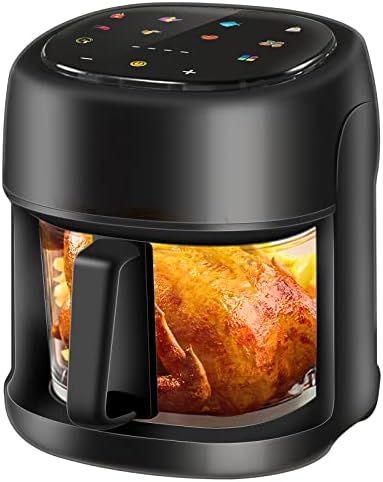 You are currently viewing Air Fryer Oilless Oven with 8 Presets Rapid Air Circulation, 4.5L Capacity, LED Touch Control, Visible Cooking Air Fryers, Black