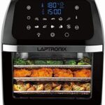 Read more about the article Laptronix Digital Air Fryer 12L Air Oven Low Fat Healthy Cooker 1800W Oil Free with Rotisserie for Baking Roasting Grilling Dehydrator