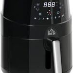 Read more about the article HOMCOM Air Fryer, 1500W 4.5L Air Fryer Oven with Digital Display, Rapid Air Circulation, Adjustable Temperature, Timer and Nonstick Basket for Oil Less or Low Fat Cooking, Black