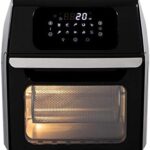 Read more about the article Daewoo 12L Rotisserie Air Fryer for Healthy Cooking, Rapid Air Circulation with Large Window & Interior Light For Easy Viewing, Thermostat Control, Includes 3 Mesh Baskets, Rotisserie Skewer