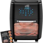 Read more about the article JML 12L Air Fryer Oven – 4 in 1 Rotisserie Airfryer to Cook, Fry, Roast, Bake and Dehydrate, No Oil Fry, Large Touchscreen, 10 Pre Set Modes, Reheat Mode – 2 Air Flow Racks, Cage and Drip Tray