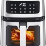 Read more about the article HERILIOS 5L Air Fryer, 8-in-1 Air Fryer Oven With Rapid Air Circulation, Max 200℃ Setting, One-Touch Digital Tempered Glass Display, Quiet,1200W