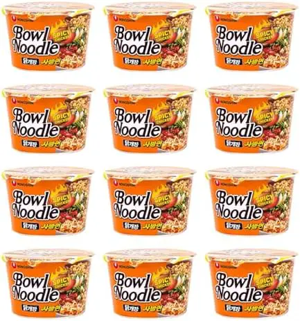 You are currently viewing Nongshim Bowl Noodles Spicy Chicken (100 Gram) – Authentic Korean Flavor, Quick and Easy Meal (Pack of 12)